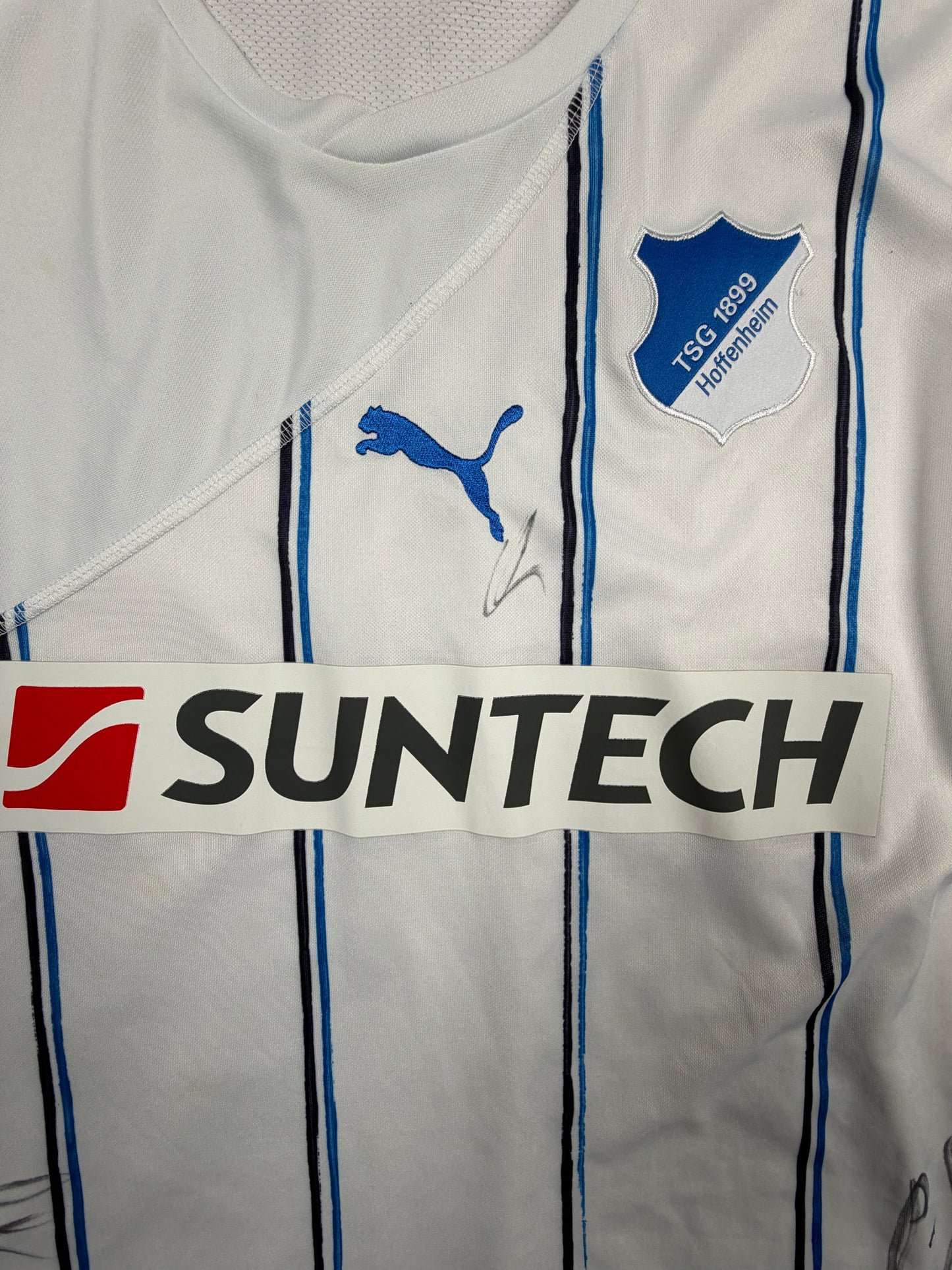 tsg hoffenheim 11/12 hof trikot (xxl) "autogramm" puma