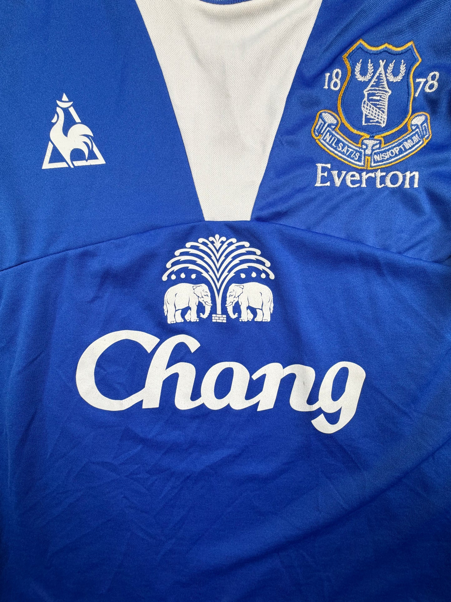 fc everton 09/10 trikot (m) le coq sportif