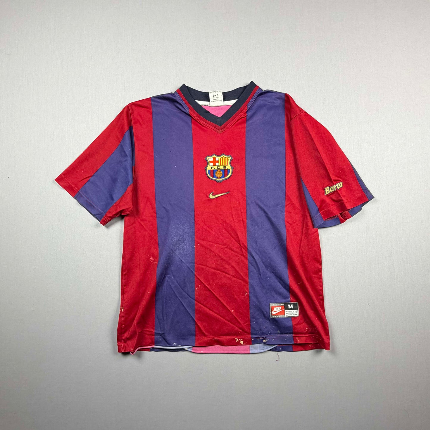 fc barcelona 98/99 fcb trikot (m) nike