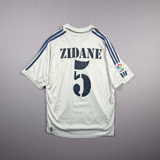 Real Madrid 01/02 RMA Trikot (L) "5 Zidane" Adidas