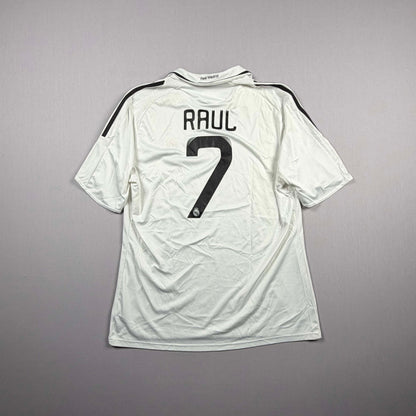 Real Madrid 08/09 RMA Trikot (L/XL) "7 Raúl" Adidas