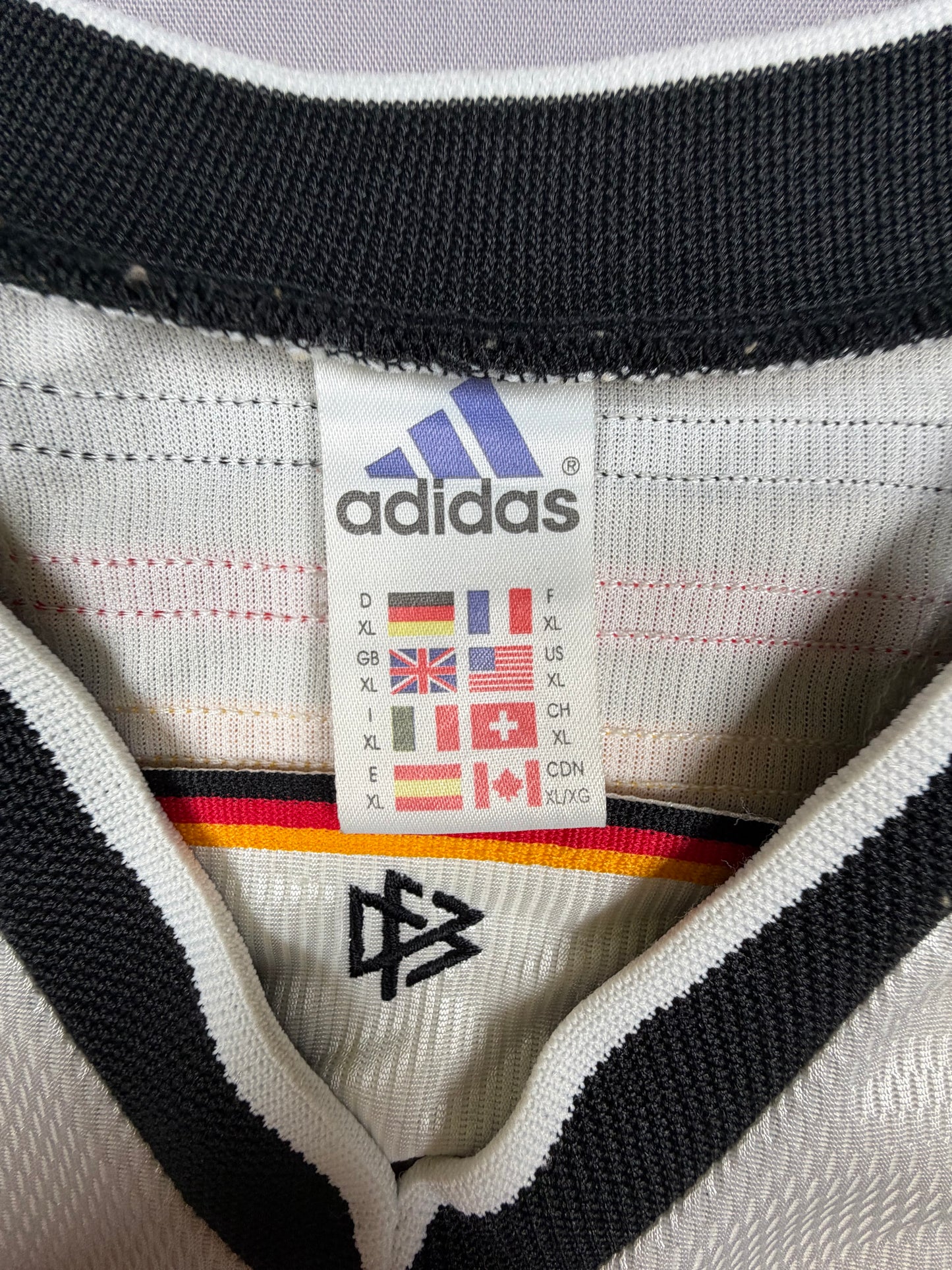 deutschland 1998 dfb trikot (xl) adidas