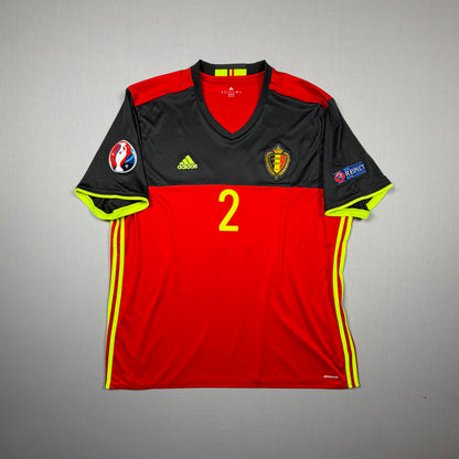 Belgien 2016 Trikot (3XL) "2 Alderweireld" Adidas