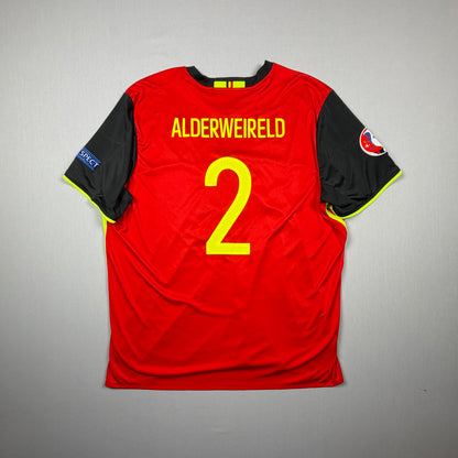 Belgien 2016 Trikot (3XL) "2 Alderweireld" Adidas