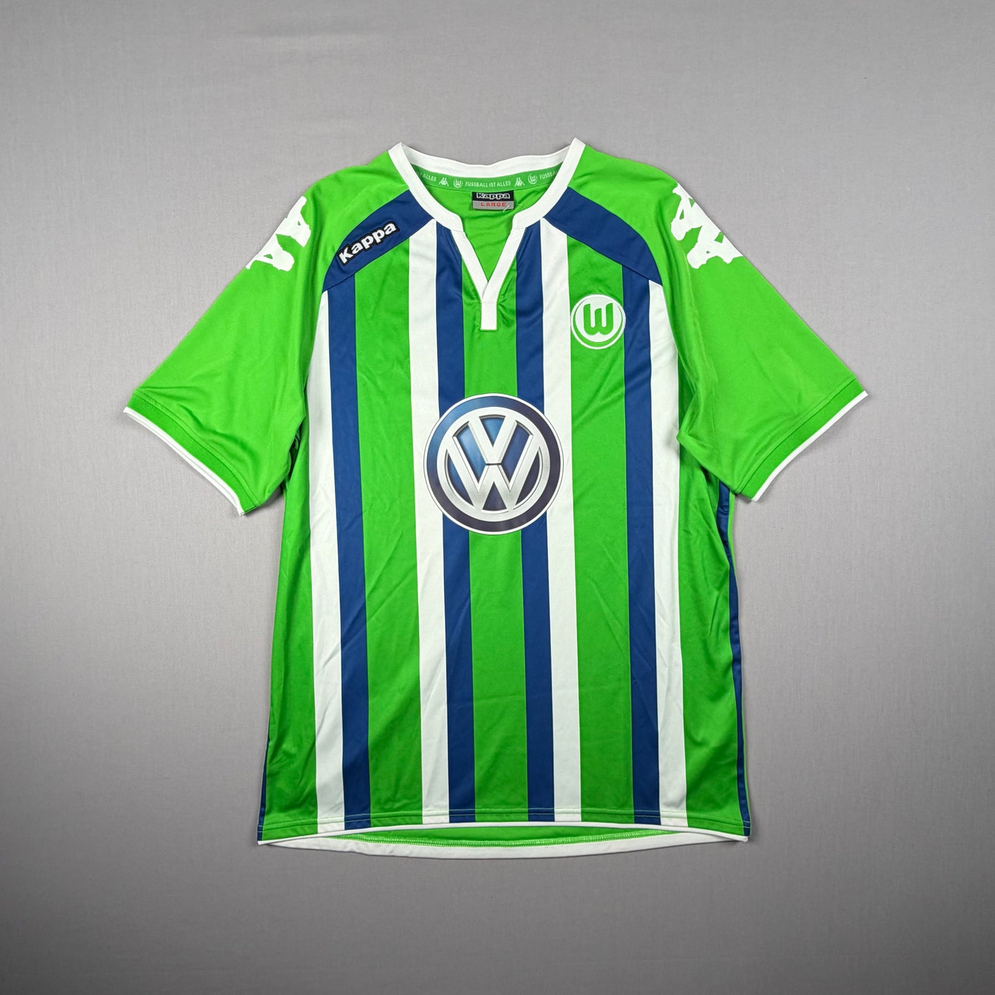 vfl wolfsburg 15/16 wob trikot (l) kappa