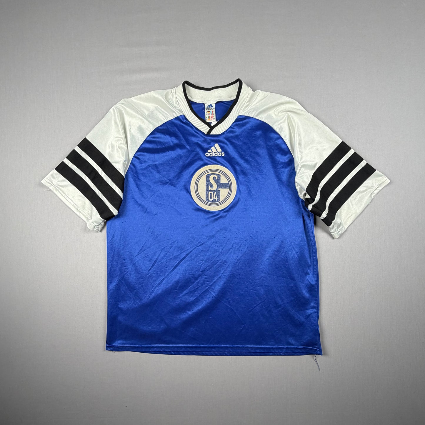 fc schalke 04 97/99 s04 trainingsshirt (xl) adidas